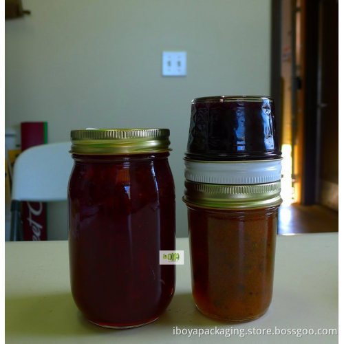 Glass Bottle, Mason Jar 16oz